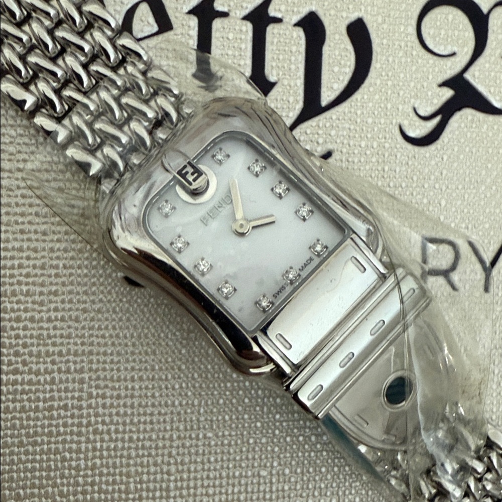 Fendi Watch With Diamonds